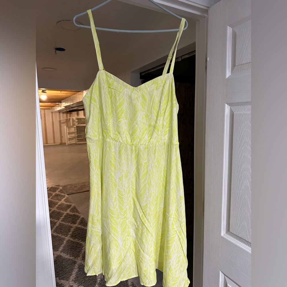 Yellow Patterned Sundress